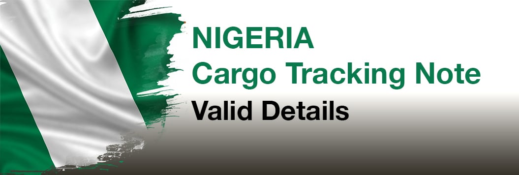 Cargo Tracking Note for Nigeria